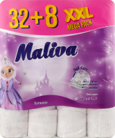 Бумага туалетная 3-х слойная Romance Maliva 40шт
