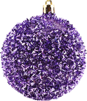 Прикраса ялинкова Куля Їжак 80мм 31236