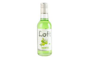 Сироп на ароматичній сировині прозорий пастеризований Мохіто Loft с/пл 265мл