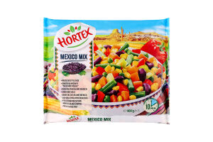 Суміш овочева швидкозаморожена Mexico mix Hortex м/у 400г