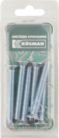Гвинт потайний М8*60мм 6шт блістер Косман