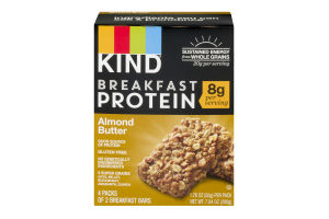 KIND Breakfast Protein Bar Almond Butter - 4 CT