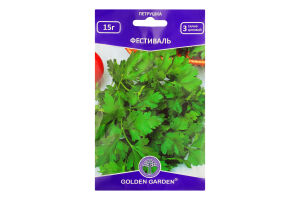 Насіння GoldenGarden ПетрушкаФестиваль лист гігант