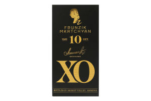 Бренди 0.5л 40% армянский марочный 10 лет Frunzik Mkrtchyan PBF к/у