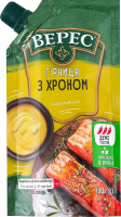 Горчица пикантная нестерилизованная С хреном Верес д/п 130г