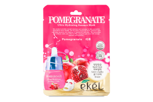 Маска д/обличчя Відновлююча з екстрактом гранату тканинна 25мл Екель