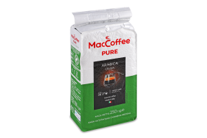 Кава натуральна смажена мелена Arabica Crema Pure MacCoffee в/у 250г