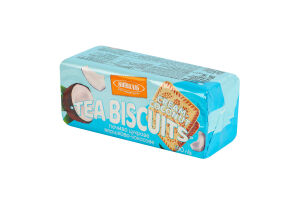 Печенье сахарное сливочно-кокосовое Tea biscuits Київхліб м/у 190г
