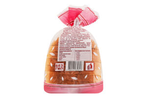 Батон половинка в нарізці Молочний Славний хліб м/у 250г