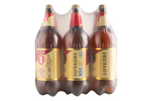 Пиво 2л 4.3% светлое фильтрованное пастеризованное Бочковое Перша приватна броварня п/бут