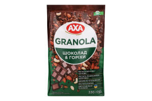 Гранола хрустка Шоколад&Горіхи Axa м/у 330г