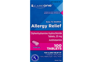 CareOne Allergy Relief - 100 CT