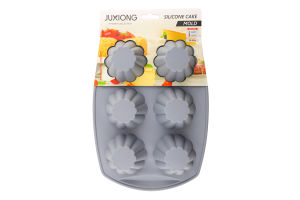 Форма для випікання на 6 мафінів силікон №KYYW258 Juxiong 
1шт