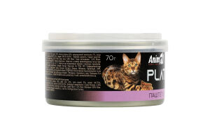Корм д/котів Platinum Ніжний паштет з качки 70г ж/б AnimAll