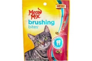 Meow Mix Brushing Bites Dental Treats For Cats Salmon