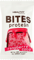 Цукерка в чорному шоколаді Raspberry coco Protein bites Healthy Choice м/у 14.5г