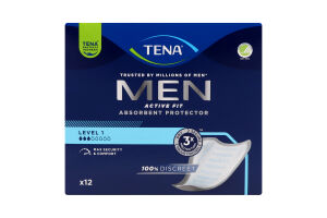 TENA Уролог. прокладки for Men Level 1, 12 шт