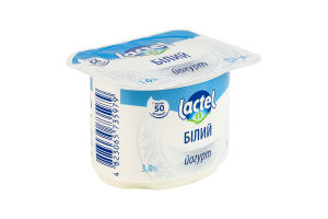 Йогурт 3% Белый Lactel ст 115г