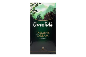 Чай зелений Jasmin Dream Greenfield к/у 25х2г