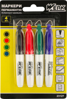 Набір маркерів перманентних Werk 4кол