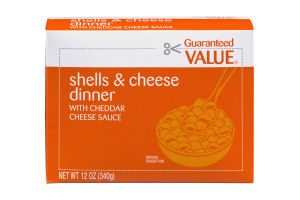 Guaranteed Value Shells & Cheese Dinner