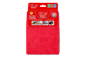 Салфетка для автомобиля микрофибра 30х40см №G130018 Liao 2шт