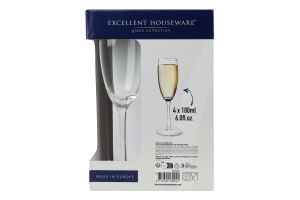 Келих для шампанського 180мл №CC7000300 Excellent Houseware 4шт