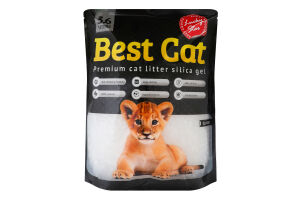 Наполнитель силикагелевый для кошачьих туалетов с классическим ароматом Best Cat 3.6л