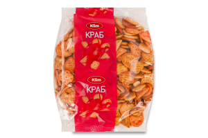 Крекер солоний з смаком Краб 250г Klim