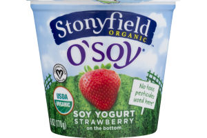 Stonyfield Organic O'Soy Yogurt Strawberry