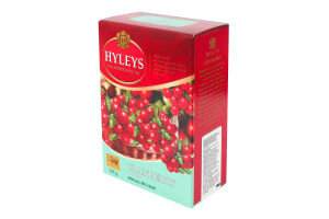 Чай черный цейлонский байховый цельнолистовой с добавлением растительного сырья Клюква Hyleys к/у 100г