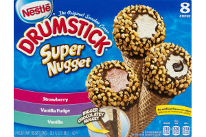 Nestle Drumstick Super Nugget Variety Pack Cones - 8 CT