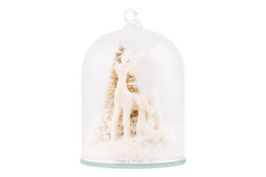 Прикраса ялинкова Казковий олень скло 985689