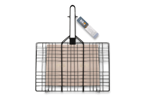 Решітка д/барбекю антипригарне покриття плоска 32*22см