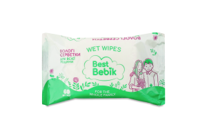 Серветки вологі д/всієї родини 60шт Best Bebik