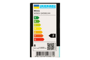 Лампа нейтральне світло G45 6W E14 4100K LED Winix 1шт