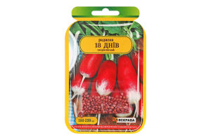 Насіння Редис 18днів дражоване 4г Седос/Яскрава