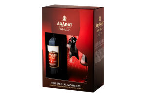 Набор подарочный Бренди 0.7л 40% армянский 7лет Ani + 2 стакана Tulip Ararat 1шт