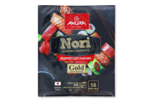 Водоросли для суши Нори Gold Akura м/у 28г