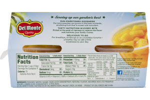 Del Monte Light Syrup Diced Peaches - 4 PK