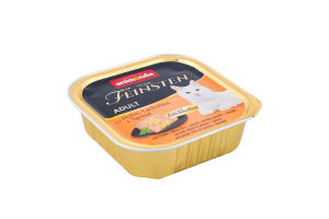 Корм д/котів з куркою лососем та шпинатом 100г Вом Фейштн