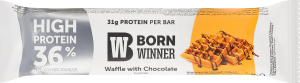 Батончик Born Winner Mega pro протеїн шокол вафлі