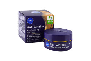 Крем нічний проти зморщок Ревіталізація 55+ Nivea 50мл