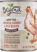 Purina Beyond Grain Free Ground Entree Dog Food Chicken, Carrot & Pea Recipe