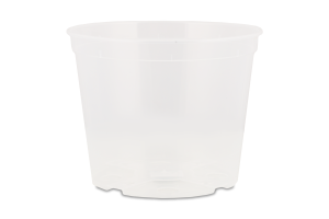 Горщик д/орхідей дренажний прозорий 19*15см 115015 Алеана