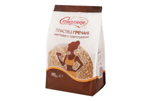 Хлопья гречневые мгновенного приготовления Сквирянка м/у 400г