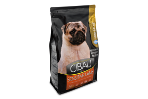 Корм д/собак з чутливим травленням Сібау Сенсітів Едалт Міні з ягням сухий 2,5кг Фарміна