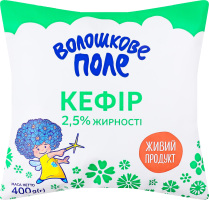 Кефир 2.5% Волошкове поле м/у 400г