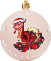 Прикраса ялинкова Куля Символ року Нюд 80мм 31755