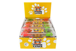 Мармелад желейный Клубника-лимон-яблоко Мармелапки Jelly Paws м/у 120г